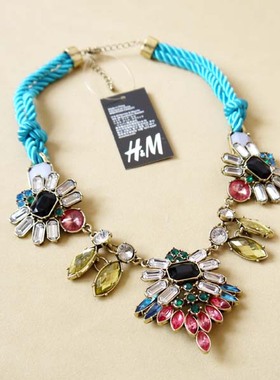 外贸原单品牌H@M快销品牌波西米亚风项链欧美时尚