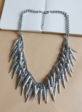 跨境通美国快速品牌F21朋克风项链欧美时尚