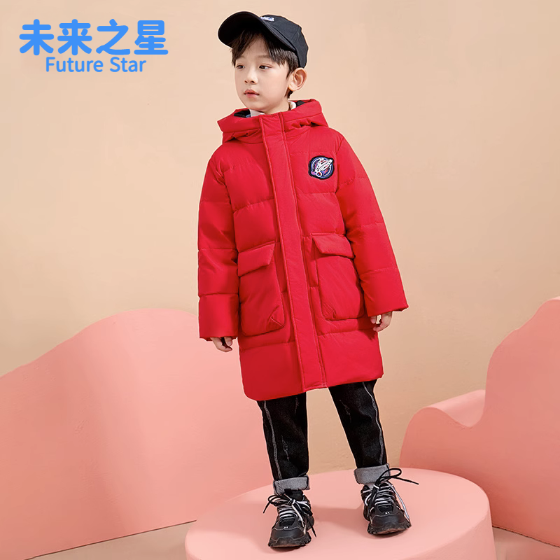 未來之星兒童羽絨服男童中長款2024新款中大童極寒男寶寶冬季外套_未來之星服飾旗艦店_童裝/嬰兒裝/親子裝