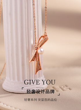 925纯银蝴蝶结女轻奢小众