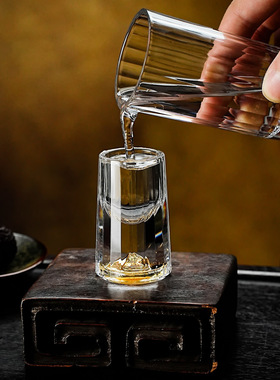 轻奢客厅酒柜白酒杯架摆件套装