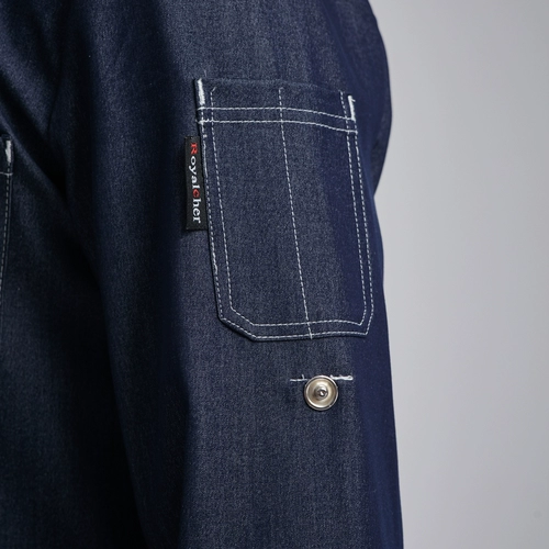 Персонализированная и модная рабочая одежда шеф -повара с регулируемой длиной пряжки и регулируемой осенней и зимней одеждой в западном ресторане задних кухни выпечка кухни