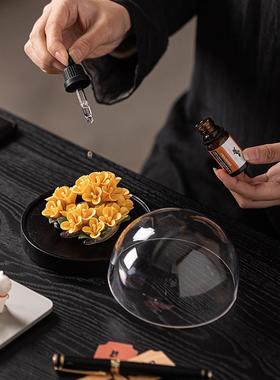 陶瓷金桂瓷花香薰礼盒