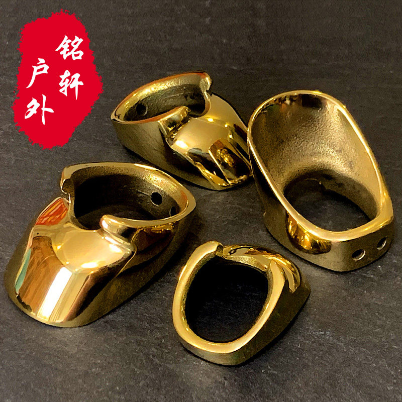 四捷机扳指 黄铜坡扳指射箭传统复合反曲弓比赛射准专用铭轩户外,淘宝优惠券,粉丝福利购,淘宝优惠卷