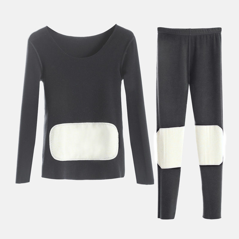 德绒无痕保暖内衣一套发热打底衫 米蕾兰保暖上装