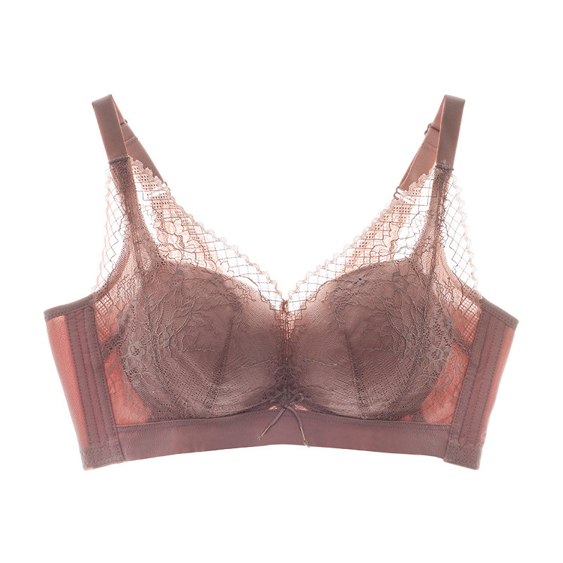 聚拢收副乳防下垂加厚显大学生内衣 慕蕾诗文胸