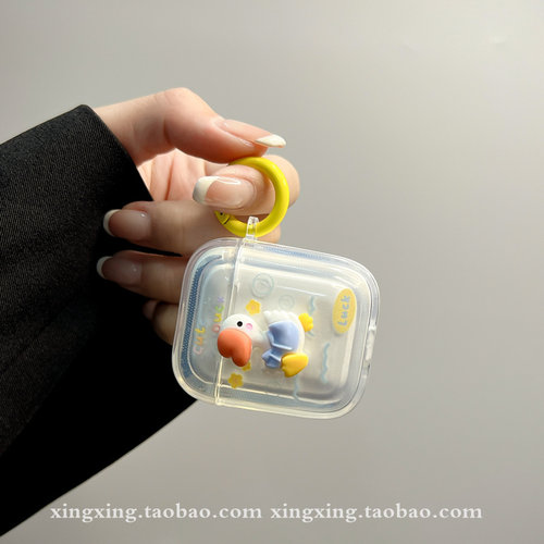 ins趣味香肠嘴鸭子适用airpodspro2保护套苹果airpods4无线耳机壳3代 - 图2