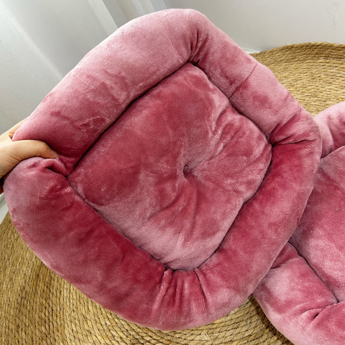 微瑕疵小粉垫子~46*42cm的小型犬幼犬狗窝 小奶狗小奶猫保暖狗窝,淘宝优惠券,粉丝福利购,淘宝优惠卷