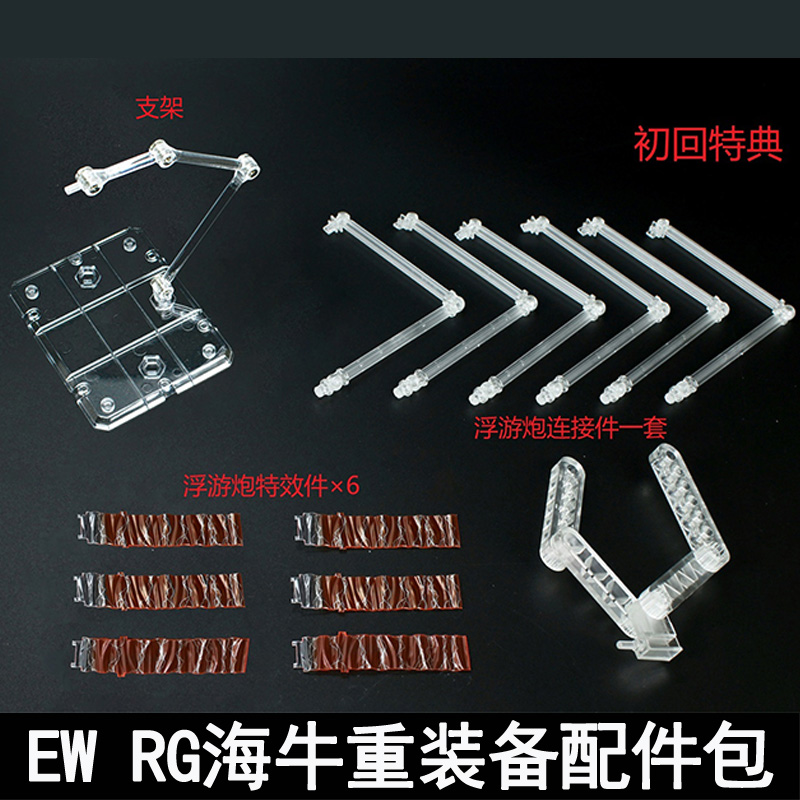 EW RG 1/144海牛 HI-NU重装备 HWS骡子支援战机配件包拼装模型-图0