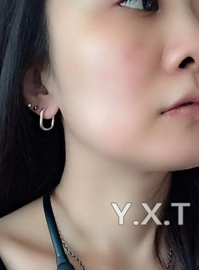 男女耳环925纯银耳扣复古泰银