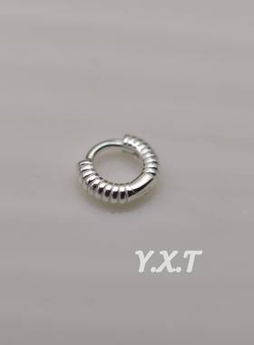 925纯银小耳骨环日常百搭圆圈