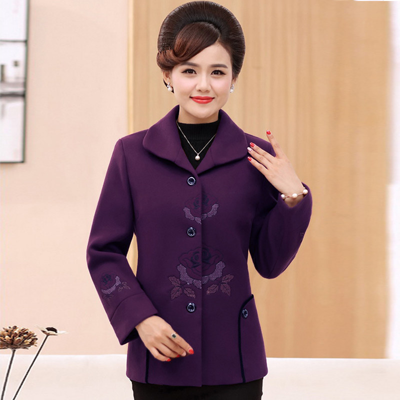 中老年女装秋装2020新款妈妈装上衣 宝铃兰中老年女装