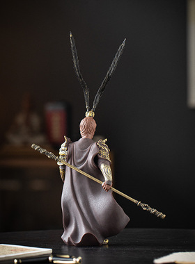 天命人黑色神话齐天大圣孙悟空陶瓷摆件创意家居客厅桌面装饰手办