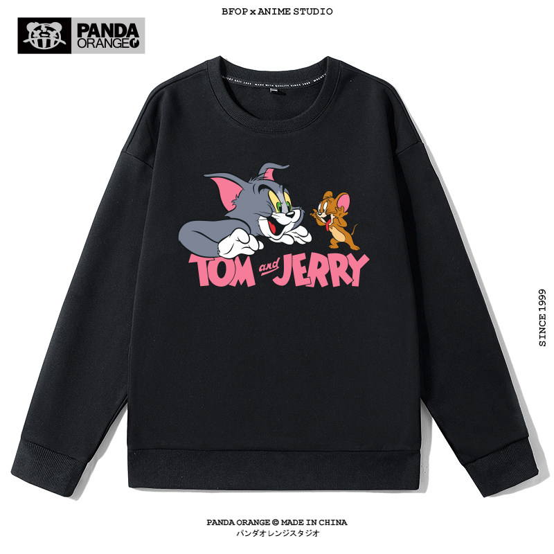 猫和老鼠联名男女潮薄款宽松卫衣 唐零卫衣