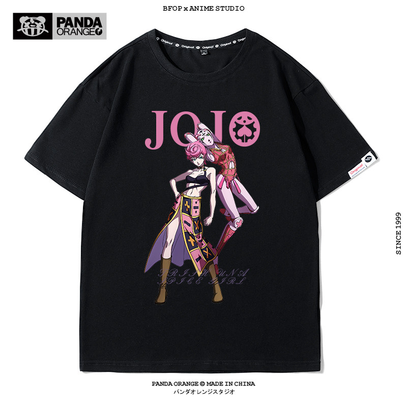 jojo的奇妙冒险联名黄金之风t恤 唐零T恤