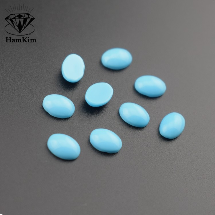 蓝松石蛋形蛋面椭圆形平底宝石裸石3*4-5*7mm素面diy镶嵌配石水晶,淘宝优惠券,粉丝福利购,淘宝优惠卷