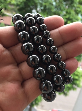 黑色宝石情侣佩戴饰品礼物佛珠