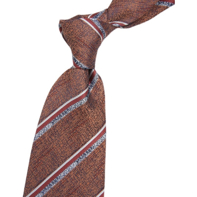 男士正装商务咖啡色棕色新郎韩版8公分涤纶丝条纹圆点手打新领带,淘宝优惠券,粉丝福利购,淘宝优惠卷