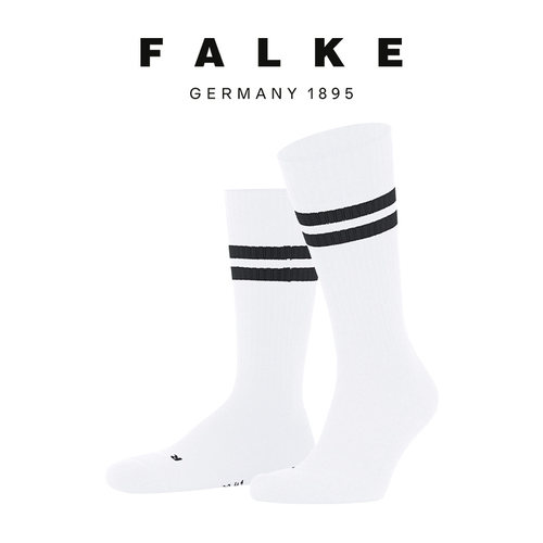 FALKE德国鹰客Dynamic中筒棉袜条纹四季柔软亲肤情侣男女袜12601 - 图2