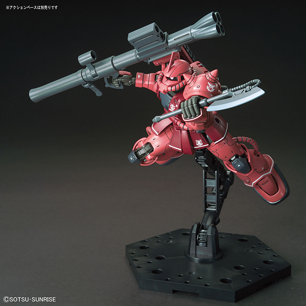 现货 万代 HG GTO 024 1/144 夏亚专用扎古2 ZAKU 红色彗星 拼装 - 图1