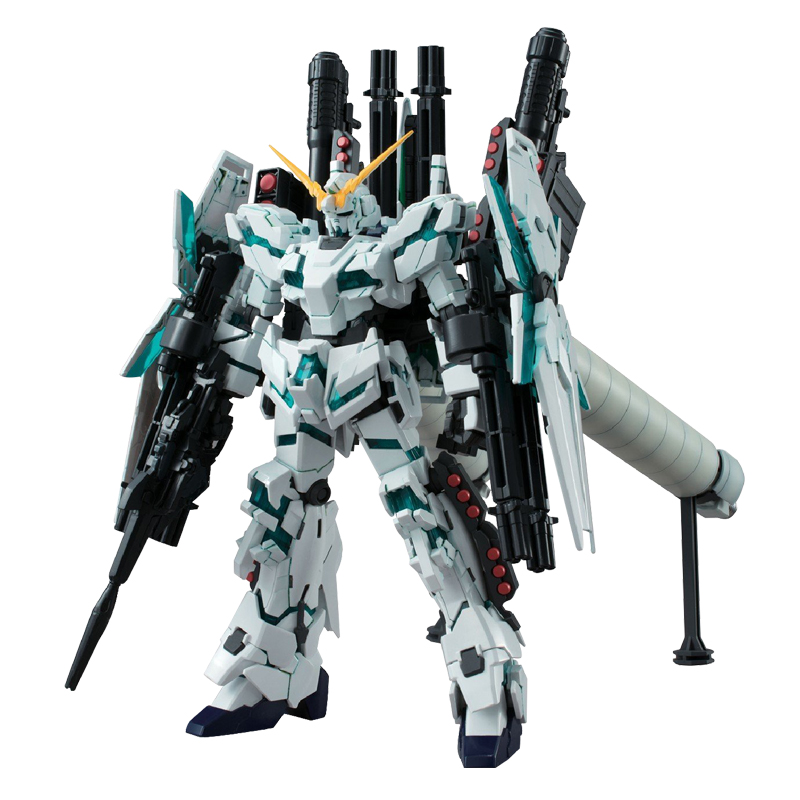 现货 万代 HGUC 178 1/144 全武装独角兽 毁灭模式 绿色骨架 拼装