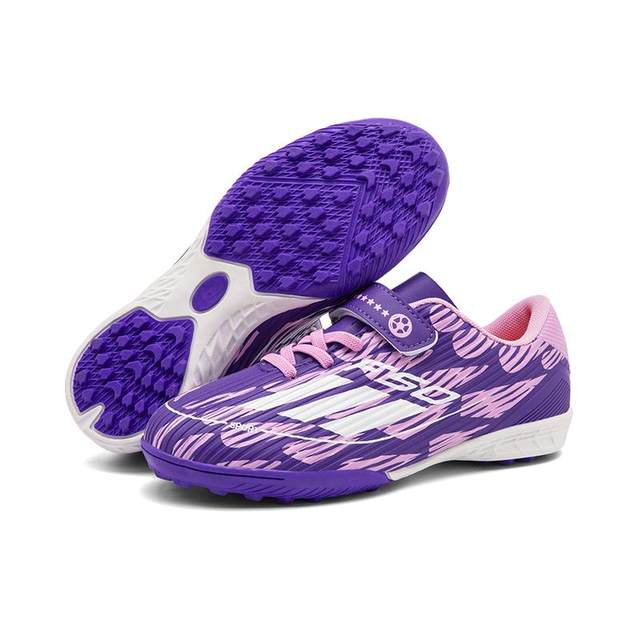 Genuine children's football shoes with broken nails for girls, primary and secondary school students, professional competition training shoes for boys, Velcro anti-slip tf