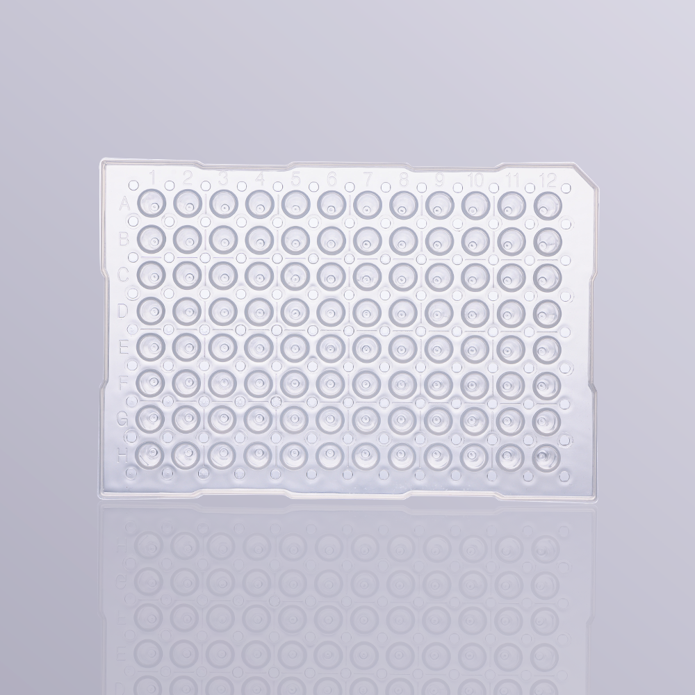 Biosharp货号：BS-PC96-C 200ul 96孔半裙边透明PCR板-图2