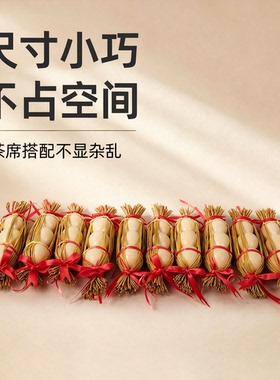 鸡蛋挂饰3个装捆红绳民俗装饰