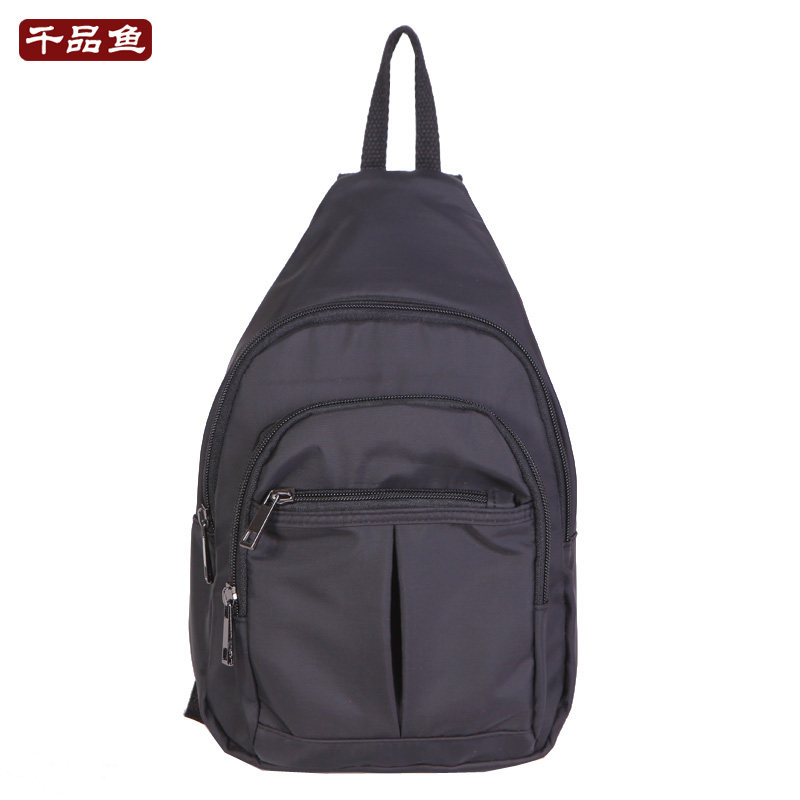 韩版迷你胸包运动旅行背包潮流红包 千品鱼女士包袋