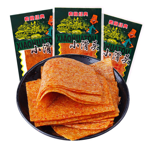 小滑头辣条辣片吃货校园5毛麻辣小零食儿时怀旧童年食品大礼包全 - 图3