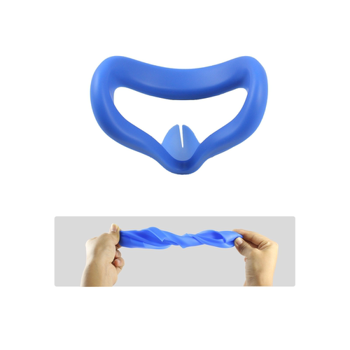 Oculus quest 2 硅胶面罩易安装防汗防漏光VR配件 - 图2