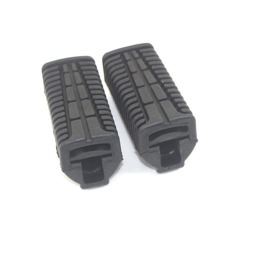 适用雅马哈弯梁摩托车配件LYM110-2-3禧发C8前脚踏胶 放脚垫搁脚 - 图1