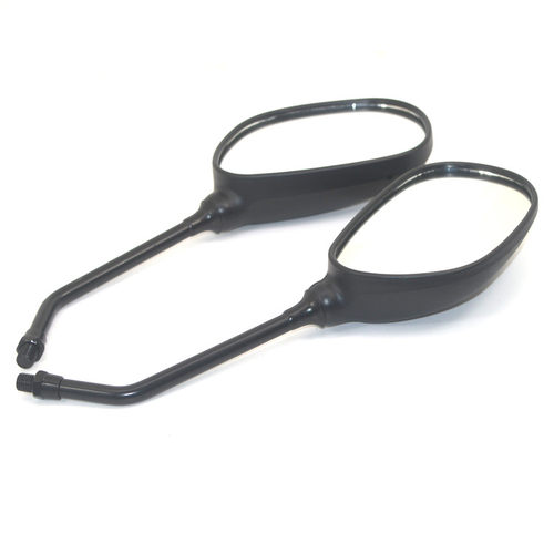 适用铃木摩托车EN125后视镜豪爵HJ125钻豹锐爽150反光镜男装车镜 - 图1