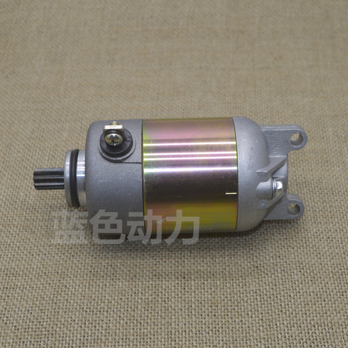 适用雅马哈踏板摩托车ZY125T-丽鹰凌鹰迅鹰125起动马达电机总成 - 图2