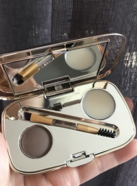 正品矿物质眉粉套装灰棕色