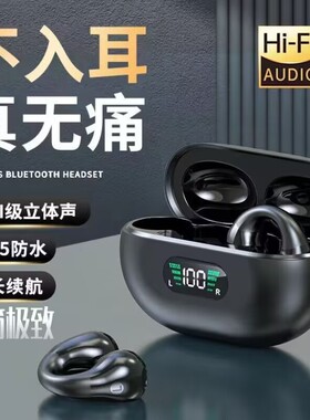 X22蓝牙气骨传导不入耳夹耳耳机