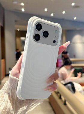 磁吸液态硅胶全包防摔苹果手机壳