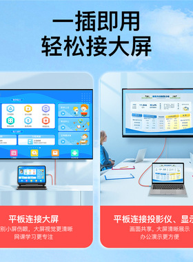 Switch便携投屏线Type-C转HDMI