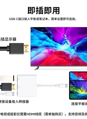 iPhone15转HDMI投屏转接头