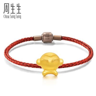 串珠 生肖转运珠定价 12 周生生足金黄金吊坠 Charme 串珠 生肖转运珠定价 12 周生生足金黄金吊坠 Charme