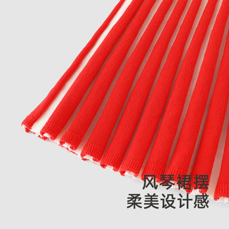 【商场同款】英氏儿童套装春秋季女童长袖新中式纯棉拜年服套装,淘宝优惠券,粉丝福利购,淘宝优惠卷