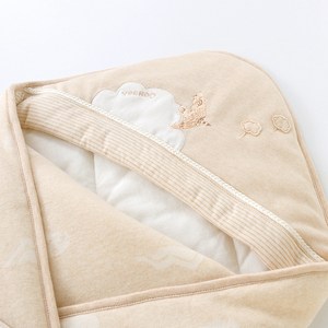 英氏新生婴儿抱被薄款纯棉盖被外出抱毯初生儿四季通用新生儿包被