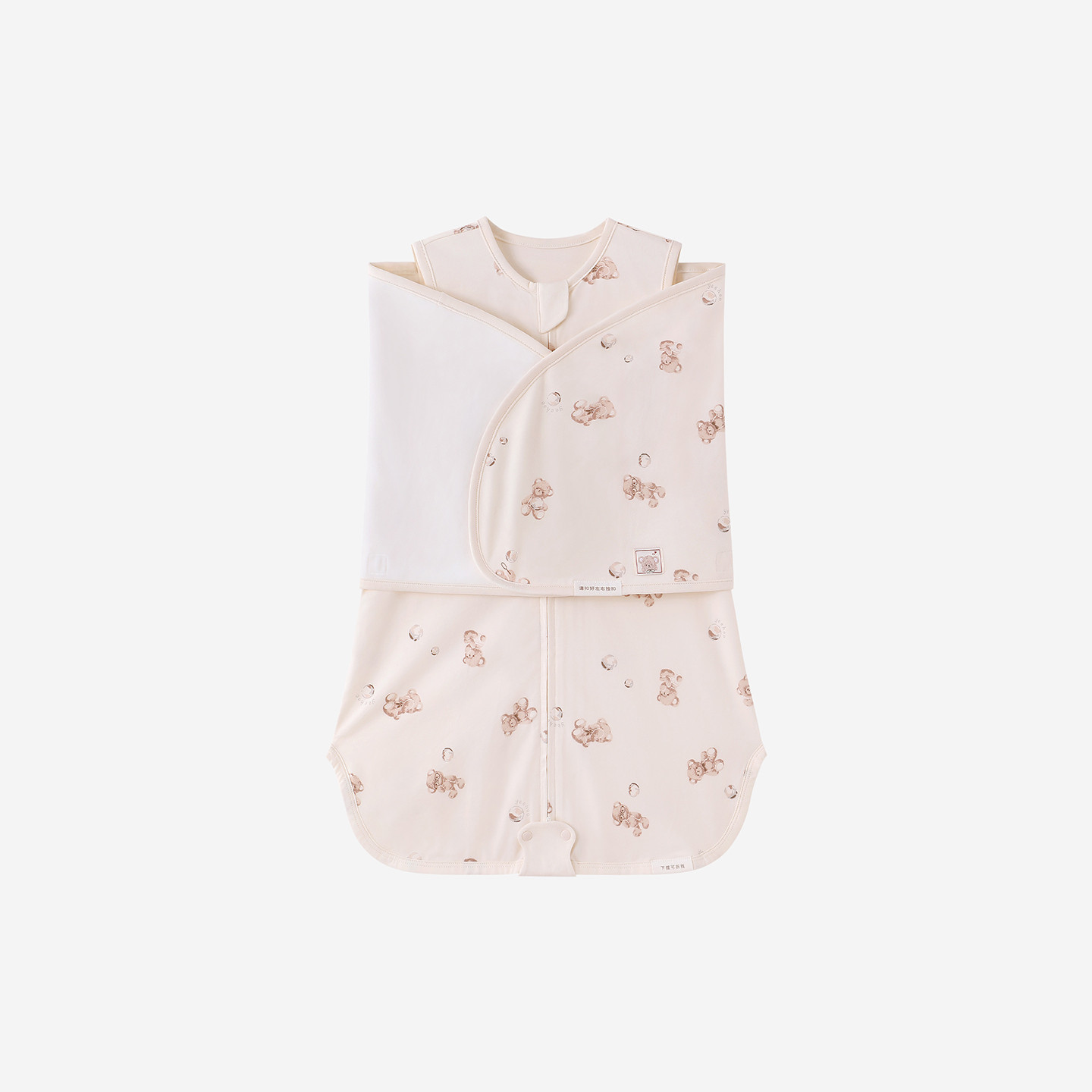 【商场同款】英氏婴儿睡袋宝宝10A抗菌一体防踢被四季通用小月龄,淘宝优惠券,粉丝福利购,淘宝优惠卷