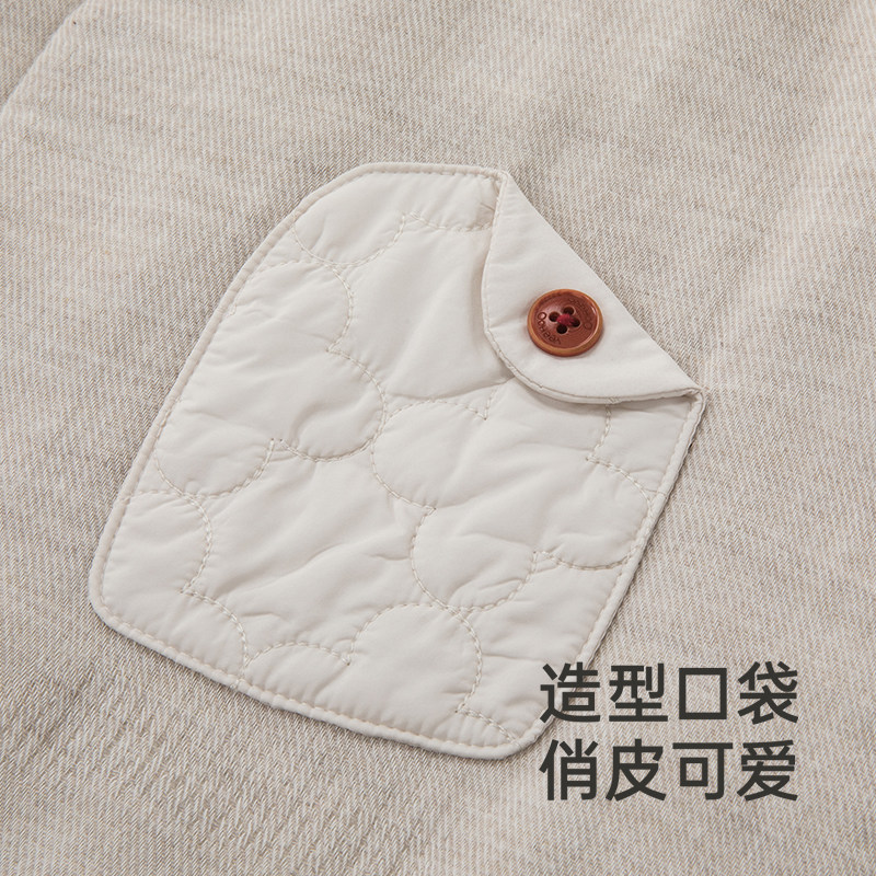 【高定系列】英氏儿童家居服连体衣秋冬保暖夹棉抑菌婴儿爬服新款,淘宝优惠券,粉丝福利购,淘宝优惠卷