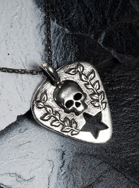 原创设计白木黑冰925纯银D0295W1