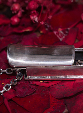 白木黑冰原创设计个性925纯银僵尸项链男女朋克棺材项坠