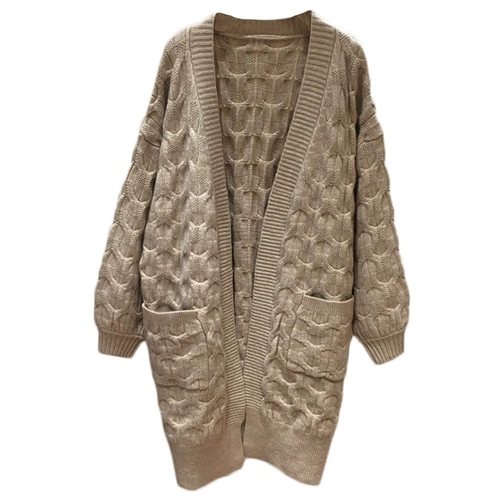 Осенний модный красный оберег на день рождения, куртка, длинный лонгслив, свитер, кардиган, 2022, V-образный вырез, средней длины