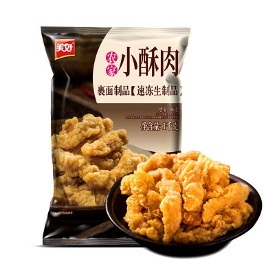 美好农家小酥肉1kg整箱半成品冷冻油炸椒麻猪肉酥肉火锅夜市小吃-图2