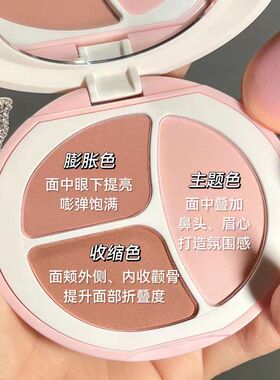 腮红盘膨胀色多色组合
