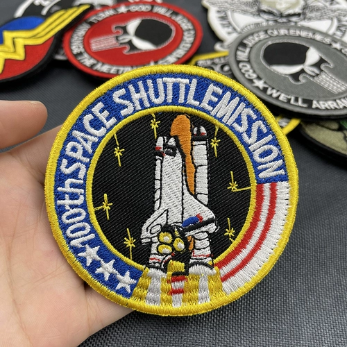 Тактическая нашивка, нарукавная повязка, аксессуары на липучке, с вышивкой